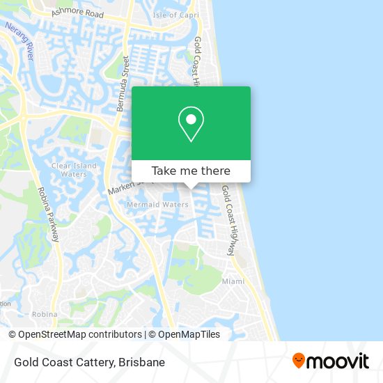 Gold Coast Cattery map