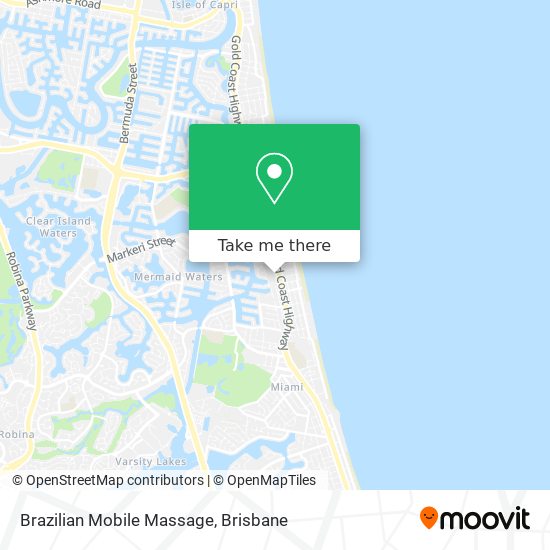 Brazilian Mobile Massage map