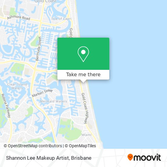 Shannon Lee Makeup Artist map