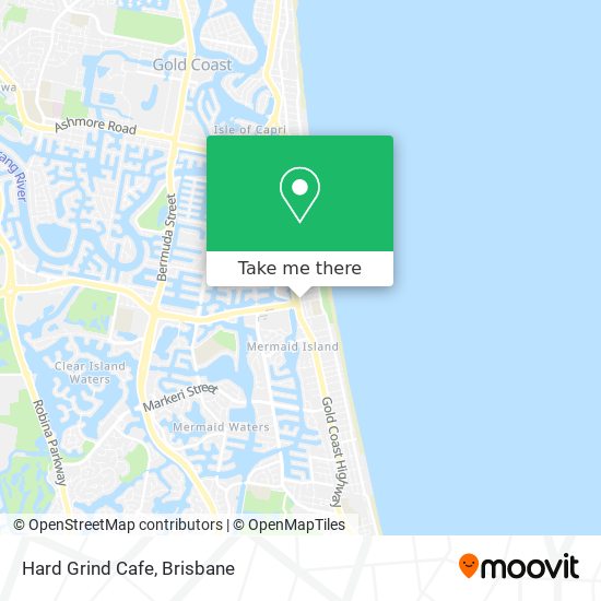 Hard Grind Cafe map