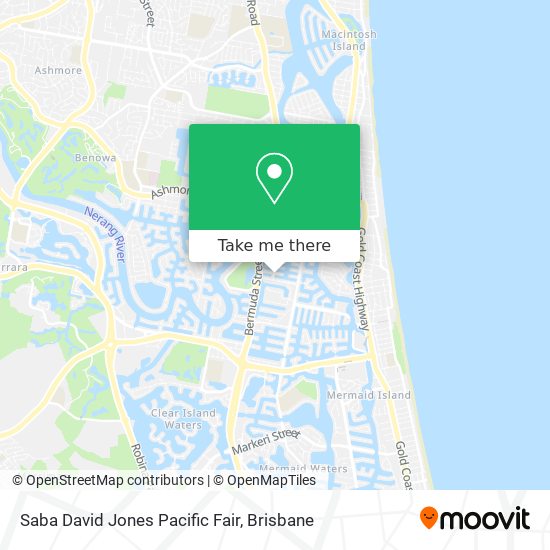 Saba David Jones Pacific Fair map