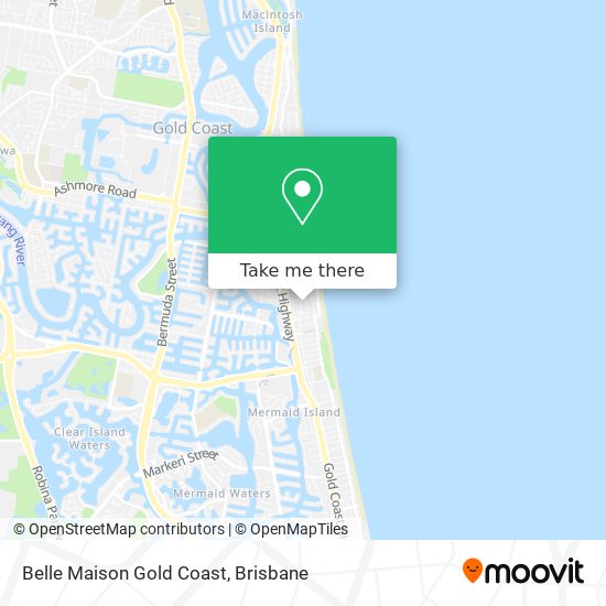 Belle Maison Gold Coast map