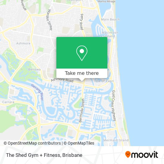 The Shed Gym + Fitness map