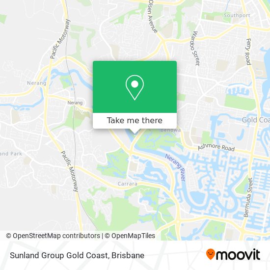 Sunland Group Gold Coast map