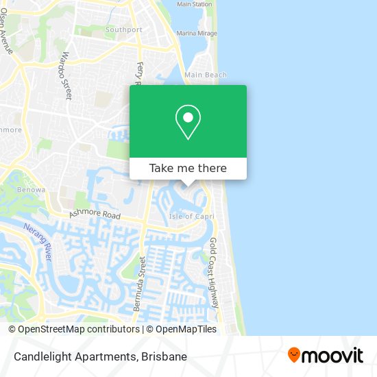 Candlelight Apartments map