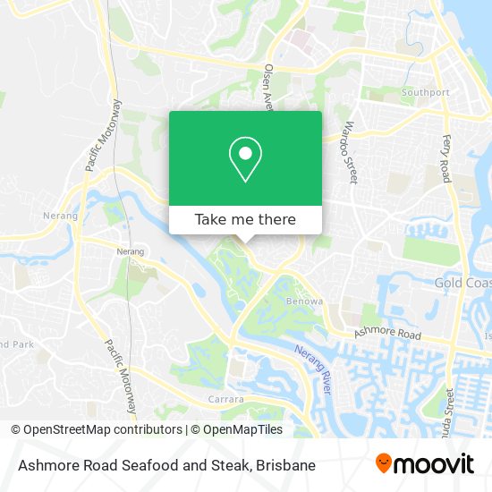 Ashmore Road Seafood and Steak map