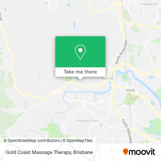 Gold Coast Massage Therapy map