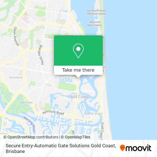 Secure Entry-Automatic Gate Solutions Gold Coast map
