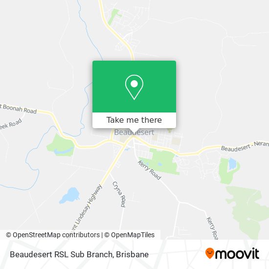 Beaudesert RSL Sub Branch map