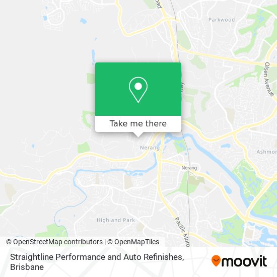 Straightline Performance and Auto Refinishes map