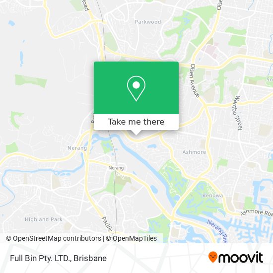 Full Bin Pty. LTD. map