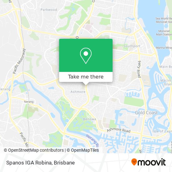 Spanos IGA Robina map