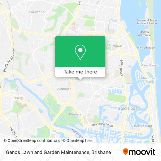 Genos Lawn and Garden Maintenance map