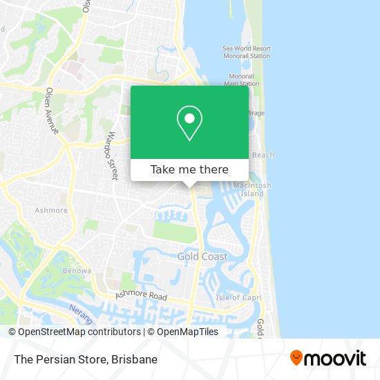 The Persian Store map