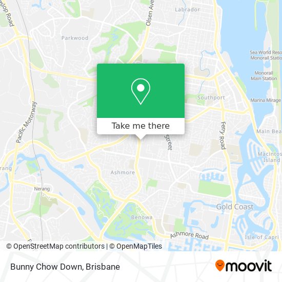 Bunny Chow Down map
