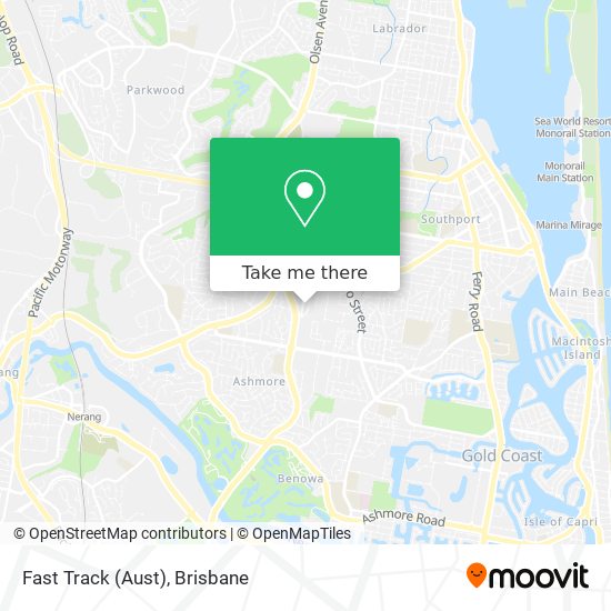 Fast Track (Aust) map