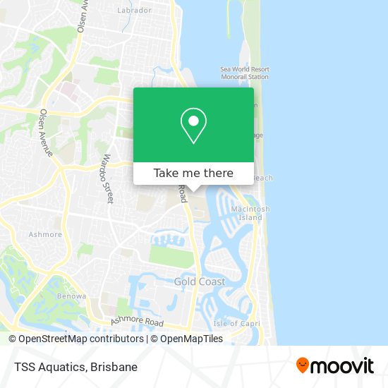 TSS Aquatics map