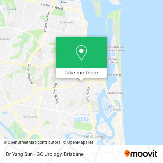 Dr Yang Sun - GC Urology map