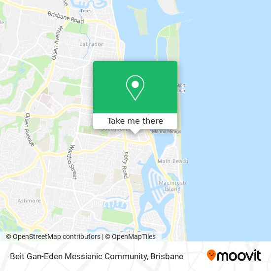Beit Gan-Eden Messianic Community map