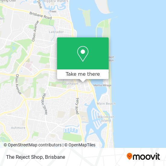 The Reject Shop map