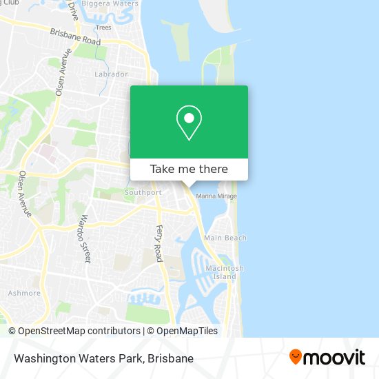 Washington Waters Park map