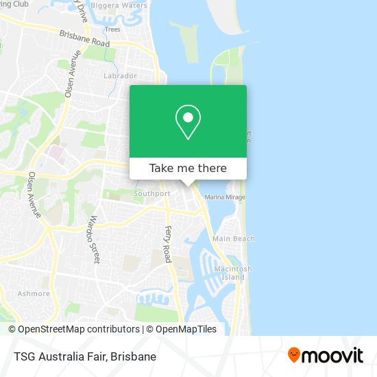 Mapa TSG Australia Fair