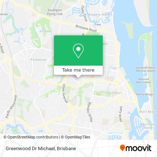 Greenwood Dr Michael map