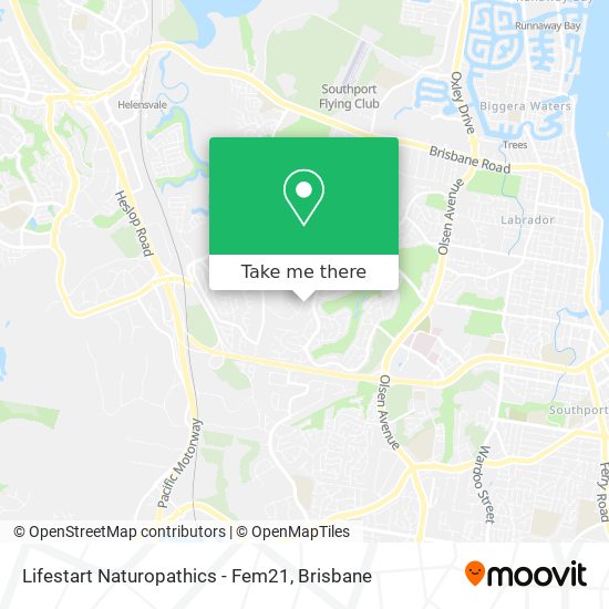 Lifestart Naturopathics - Fem21 map