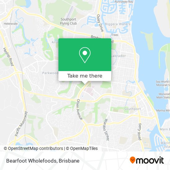 Bearfoot Wholefoods map