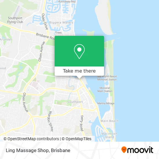 Ling Massage Shop map