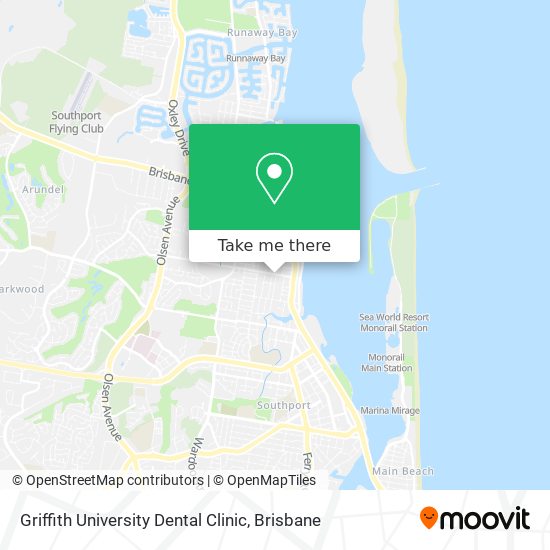Griffith University Dental Clinic map