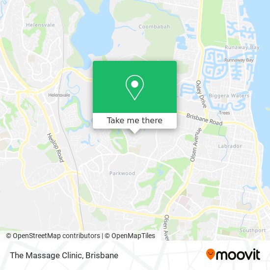The Massage Clinic map