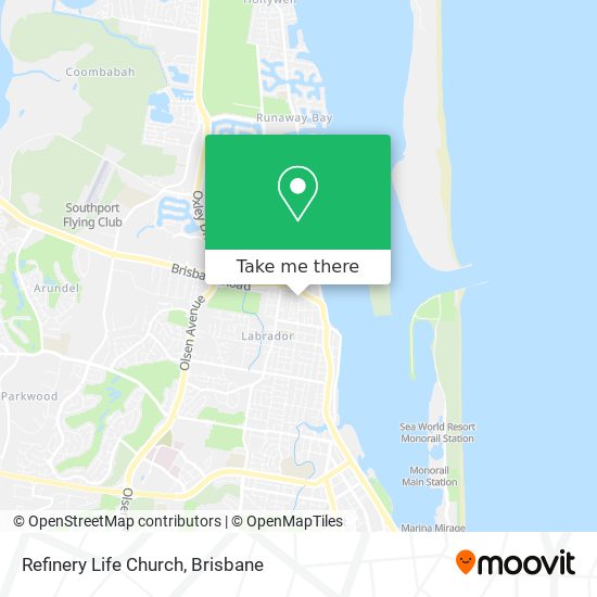 Refinery Life Church map