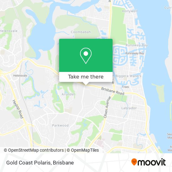 Gold Coast Polaris map