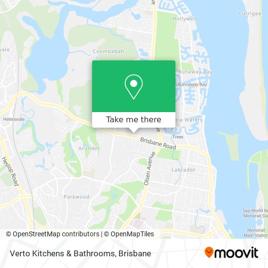 Verto Kitchens & Bathrooms map