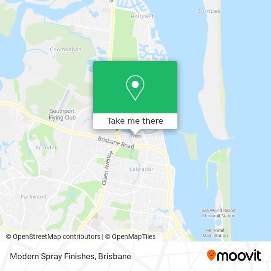 Modern Spray Finishes map