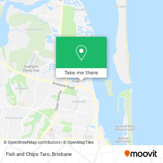Fish and Chips Taro map
