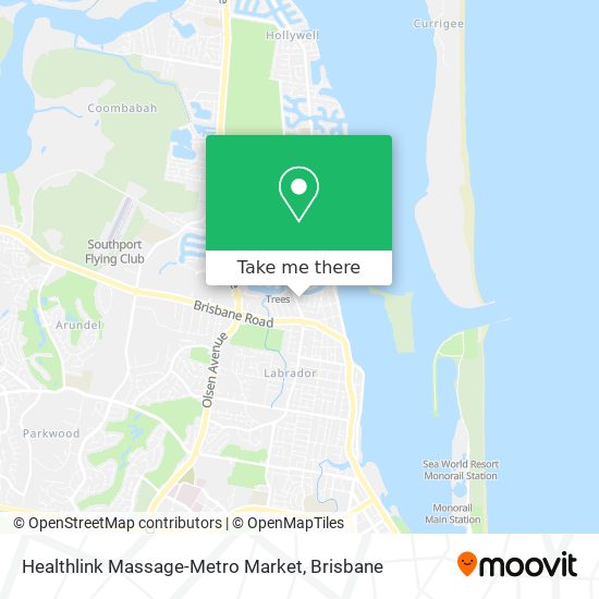 Healthlink Massage-Metro Market map