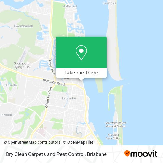 Dry Clean Carpets and Pest Control map