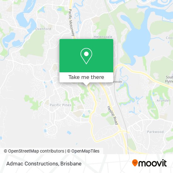 Admac Constructions map