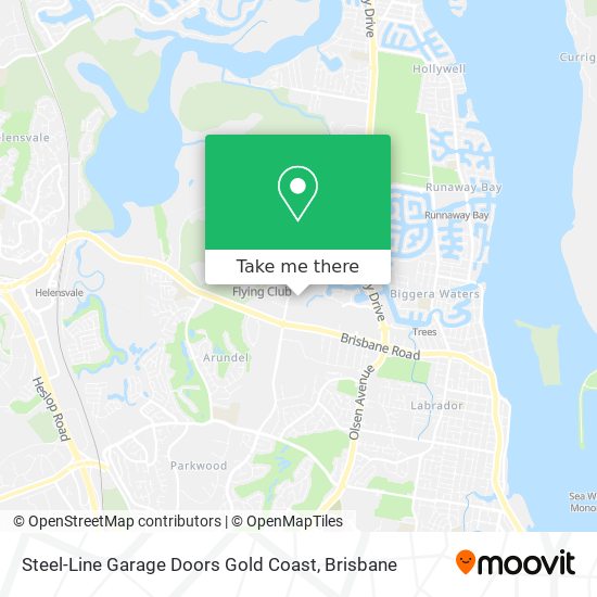 Steel-Line Garage Doors Gold Coast map
