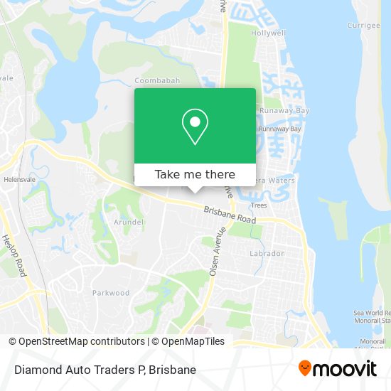 Diamond Auto Traders P map