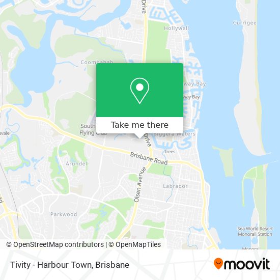 Tivity - Harbour Town map