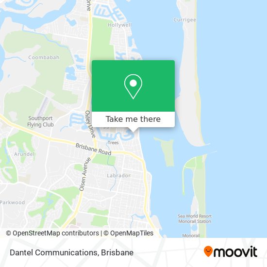 Dantel Communications map