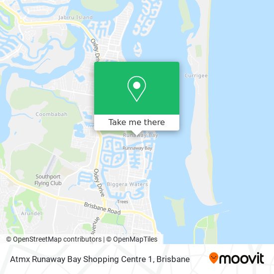 Atmx Runaway Bay Shopping Centre 1 map