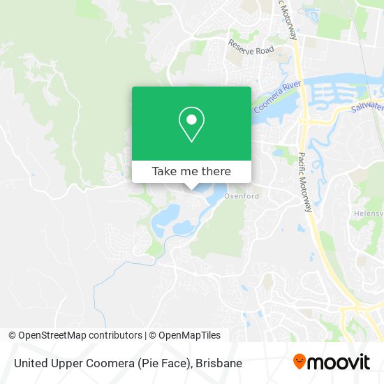United Upper Coomera (Pie Face) map