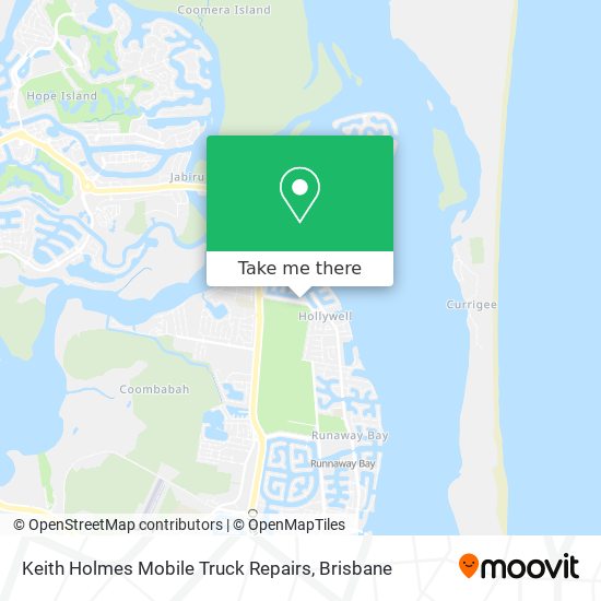 Keith Holmes Mobile Truck Repairs map