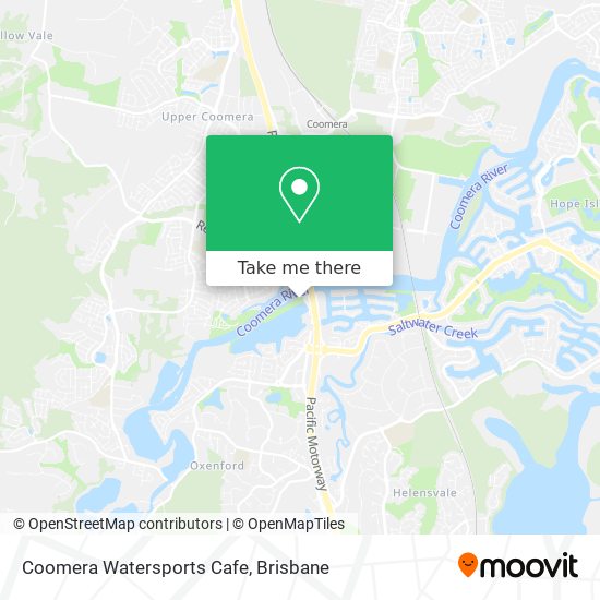 Coomera Watersports Cafe map