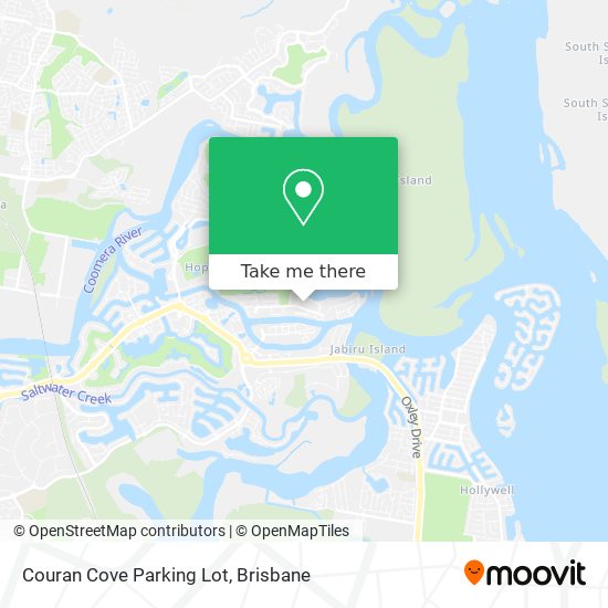 Couran Cove Parking Lot map
