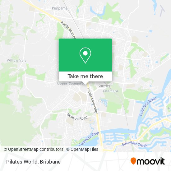 Pilates World map